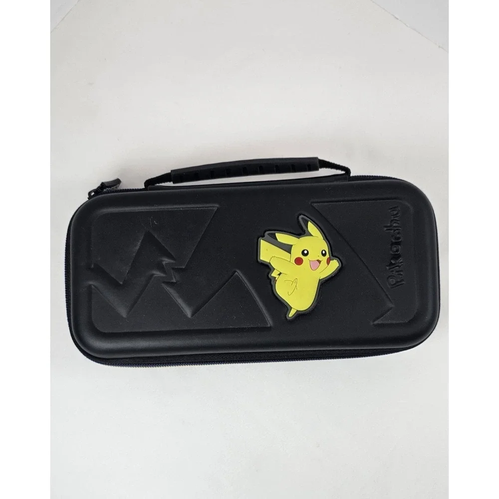 Nintendo Switch Pikachu Pokémon Carrying Case Hard‎ Shell Travel Case Black